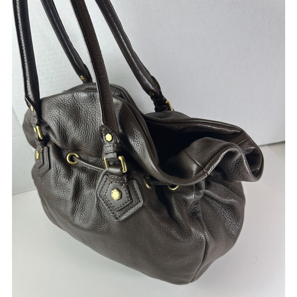 Marc by Marc Jacobs Classic Q Pebbled Leather Drawstring Satchel Bucket Bag - Picture 5 of 16